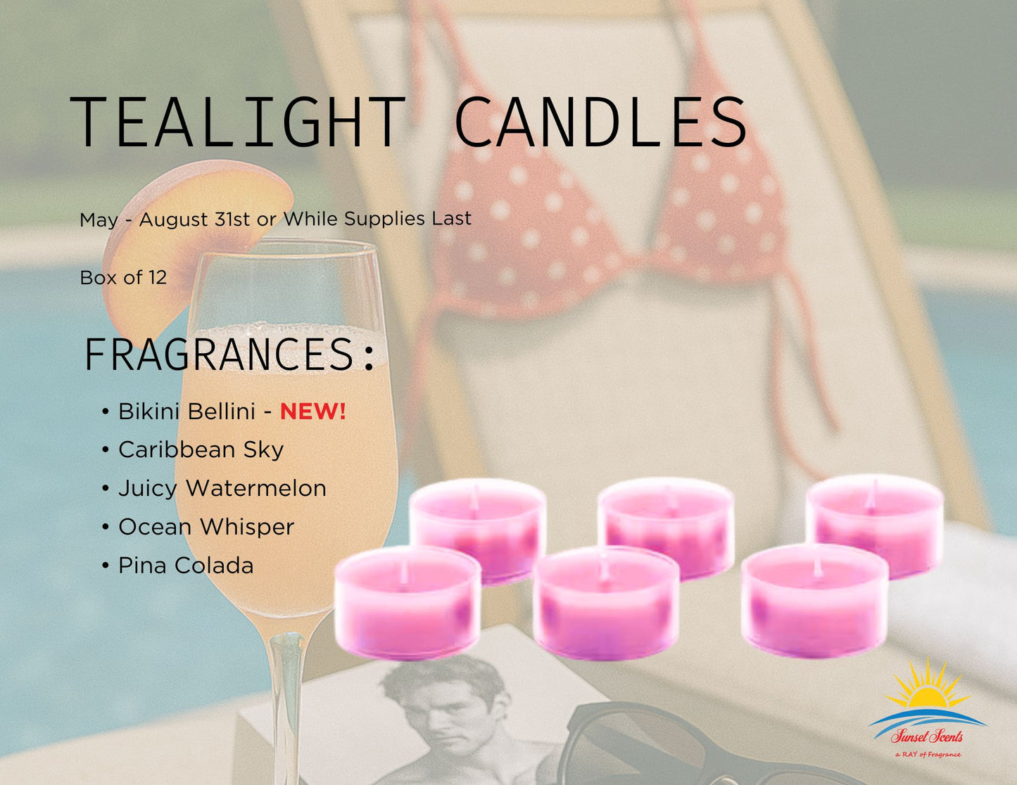 Caribbean Sky Tealights