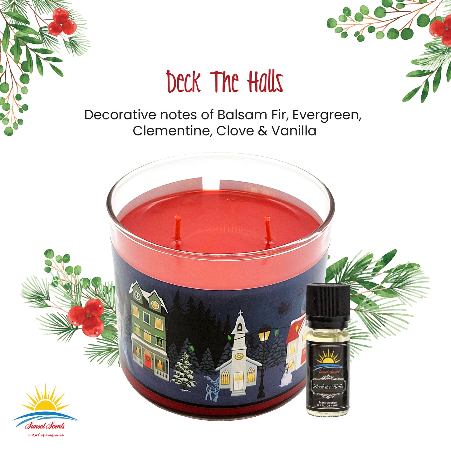 Deck The Halls - Musical Memories Scented Candle 14oz