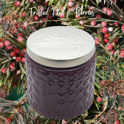 Frosted Pine & Berries - Medium Scented Candle 16oz