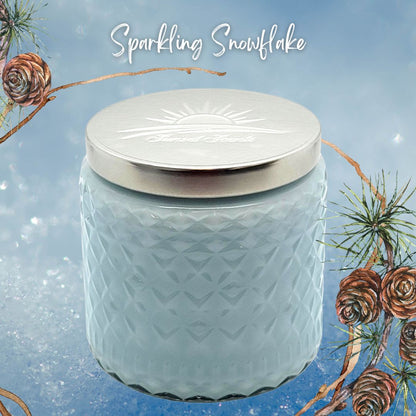 Sparkling Snowflake Scented Candle